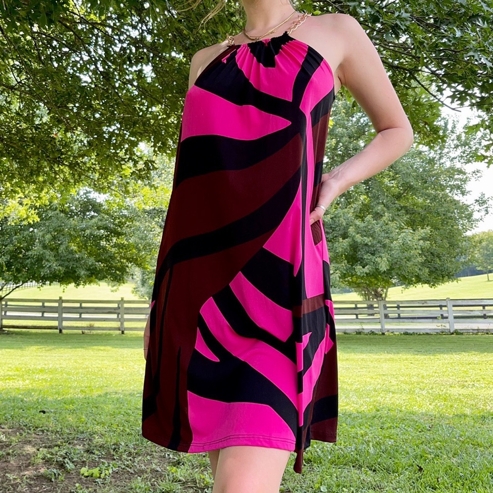 Mod halter dress